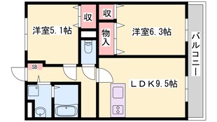 リベロ香寺の物件間取画像